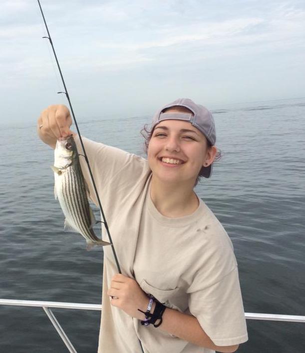 Woman Fishing Pole