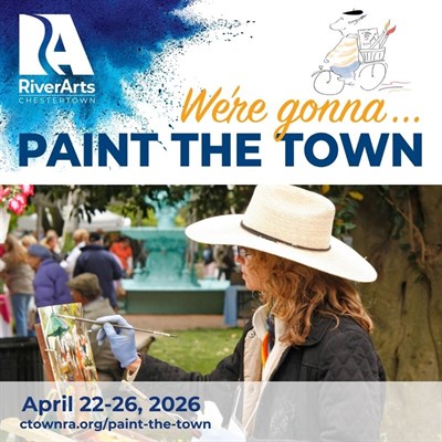 Each April, RiverArts brings dozens of painters to Chestertown for a four-day plein-air celebration. Photo