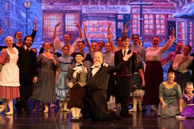 A scene from &quot;A Christmas Carol&quot; Photo