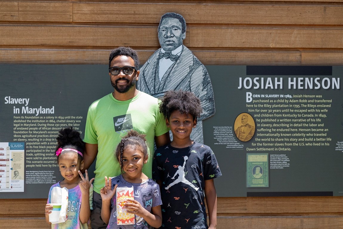 A family at Josiah Henson Museum and Park Photo