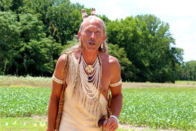 Living History Interpreter at Chicone Village Day Photo
