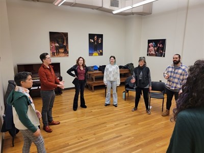 This jam session is a laid-back gathering where we play musical and music-related improv games.  Photo