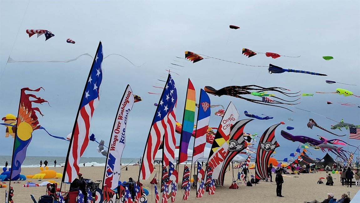 Sunfest Kite Fest on the beach at The Kite Loft Photo