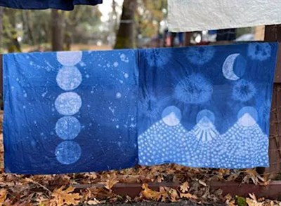 Let's play with indigo dye! Photo