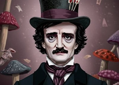 Poe In Wonderland Garden Tea Party Photo