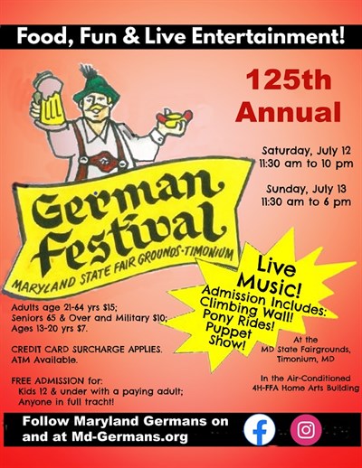 125th German Festival Flyer Photo