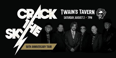 Local legendary rock band Crack The Sky will grace the stage at Twain's Tavern in Pasadena, MD Photo
