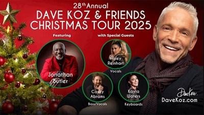 Dave Koz Christmas Tour, headshots of the artists. Photo