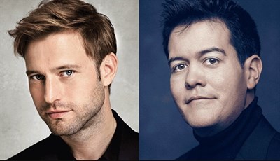 Benjamin Appl and James Baillieu headshots in suits. Photo