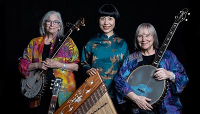 From China to Appalachia musicians with their instruments. Photo
