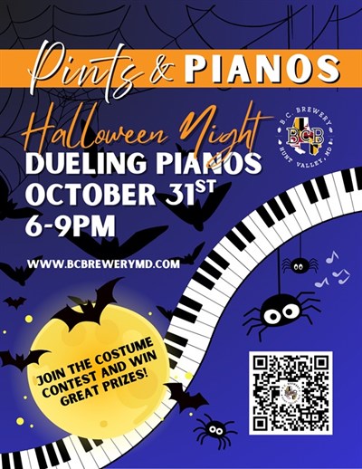 Halloween Dueling Pianos Poster Photo