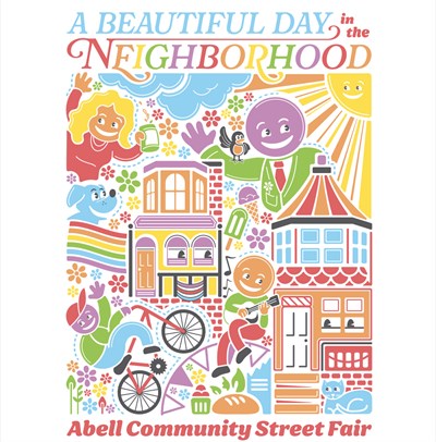 2025 Abell Community Street Fair Poster Art Photo