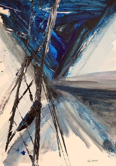 "Electrical", Watercolor on paper, 2025 Photo