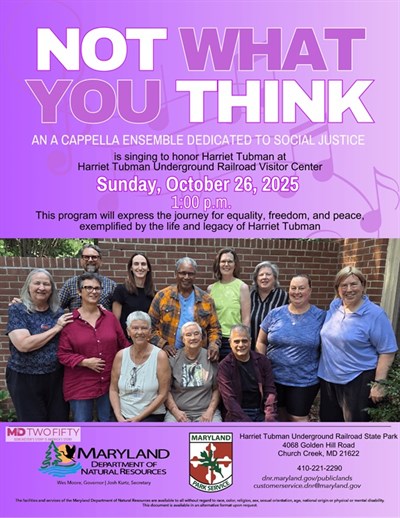 Flyer for NWYT performance. Photo