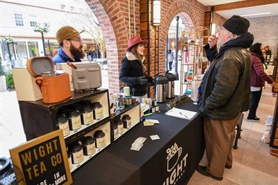 Guests enjoying Holiday Makers Market Photo
