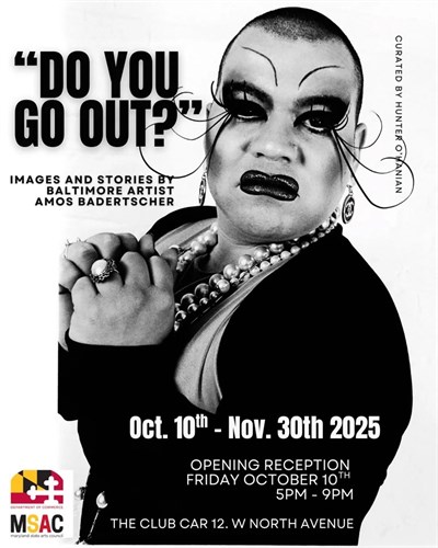 black & white photo of Drag Performer Photo