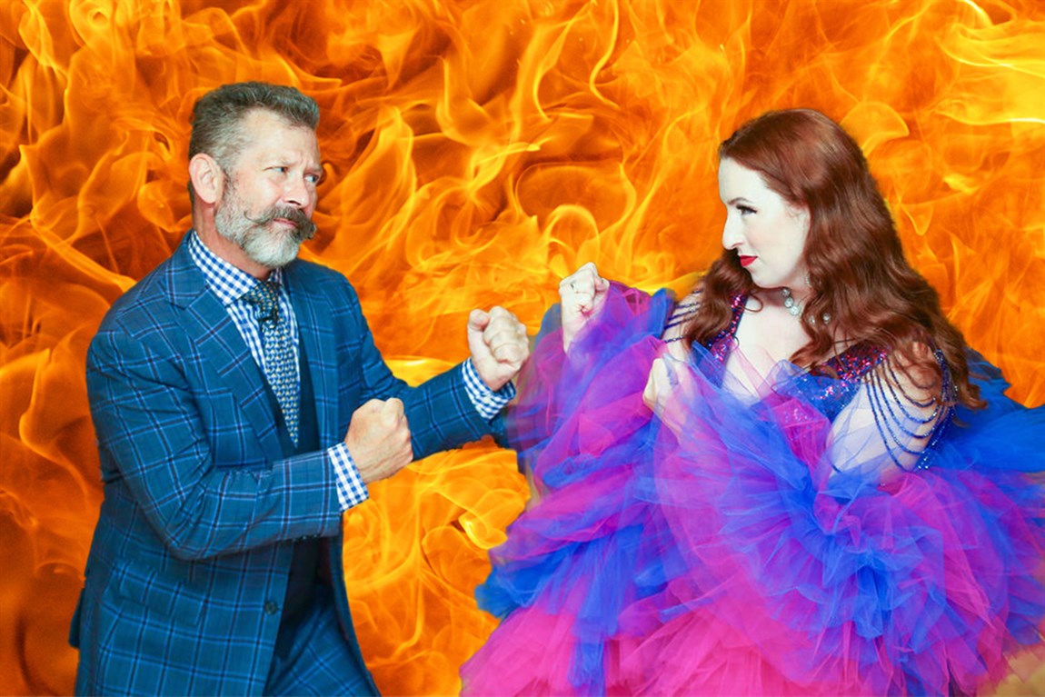 2 snarky magicians compete for your vote! Photo