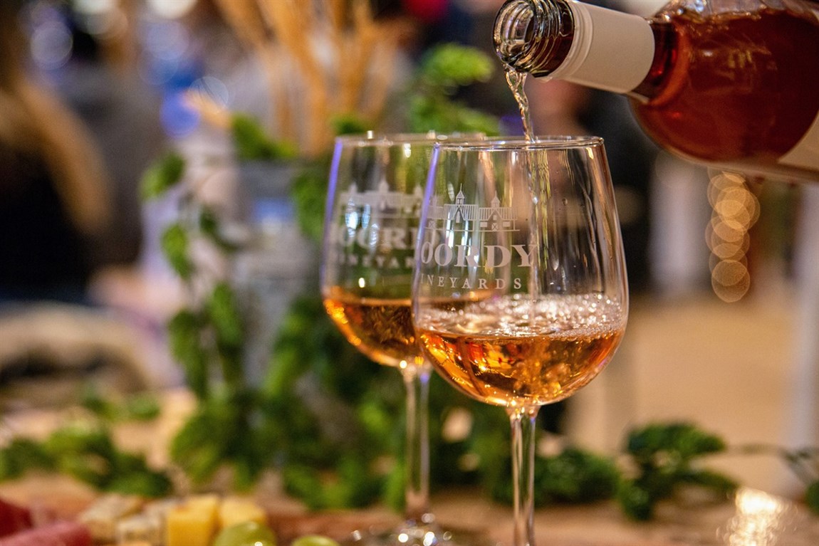 Wine Tasting at Christmas Village Photo