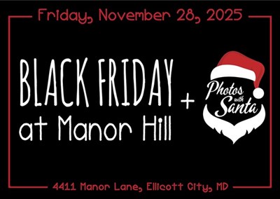 Black Friday + Santa Photo