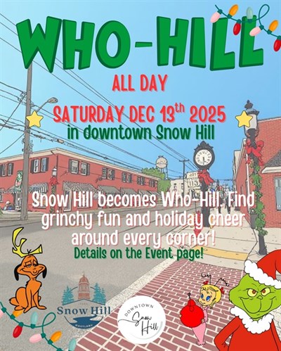 Snow Hill Turns Into Who-Hill - Fun with the Grinch Photo