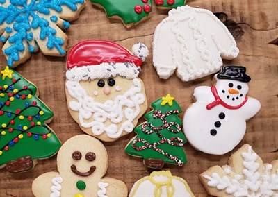 Christmas Cookie Decorating Photo