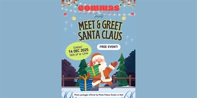 Join us for some holiday fun and snap a pic with Santa at our Meet N' Greet event! Photo
