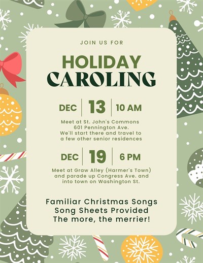 Holiday Caroling Photo