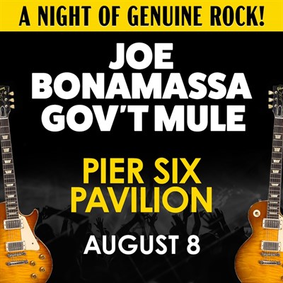 Joe Bonamassa / Pier Six / Aug 8 Photo