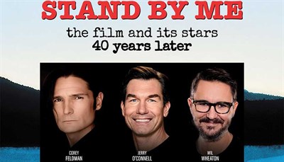 Recent headshots of Corey Feldman, Jerry O'Connell and Wil Wheaton. Photo