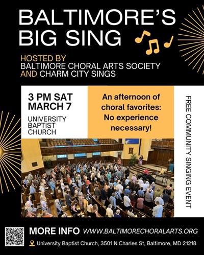 Baltimore's Big Sing Photo