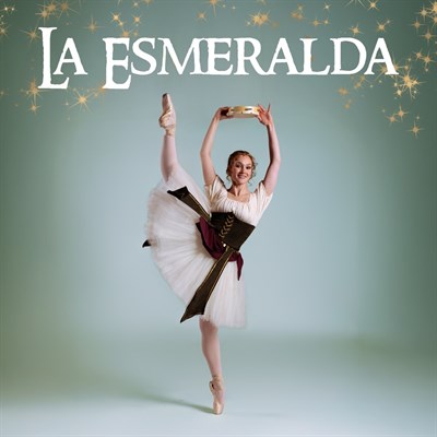 Dancers posing with the text "La Esmeralda" Photo