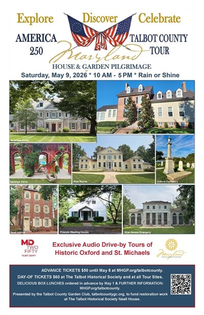 Talbot County Tour includes Historic Waterfront Homes, Private Gardens, Inspiring Decor &amp; Florals Photo