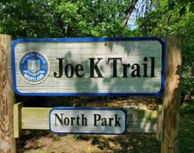Guided trail walk on the North Park Loop Trail, also known as the Joe K Trail.  Photo