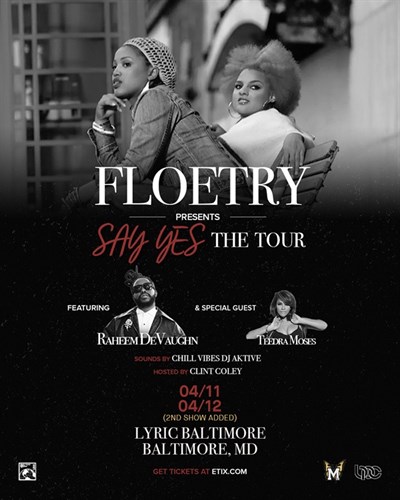 Floetry / Lyric Baltimore / Apr 11-12 Photo