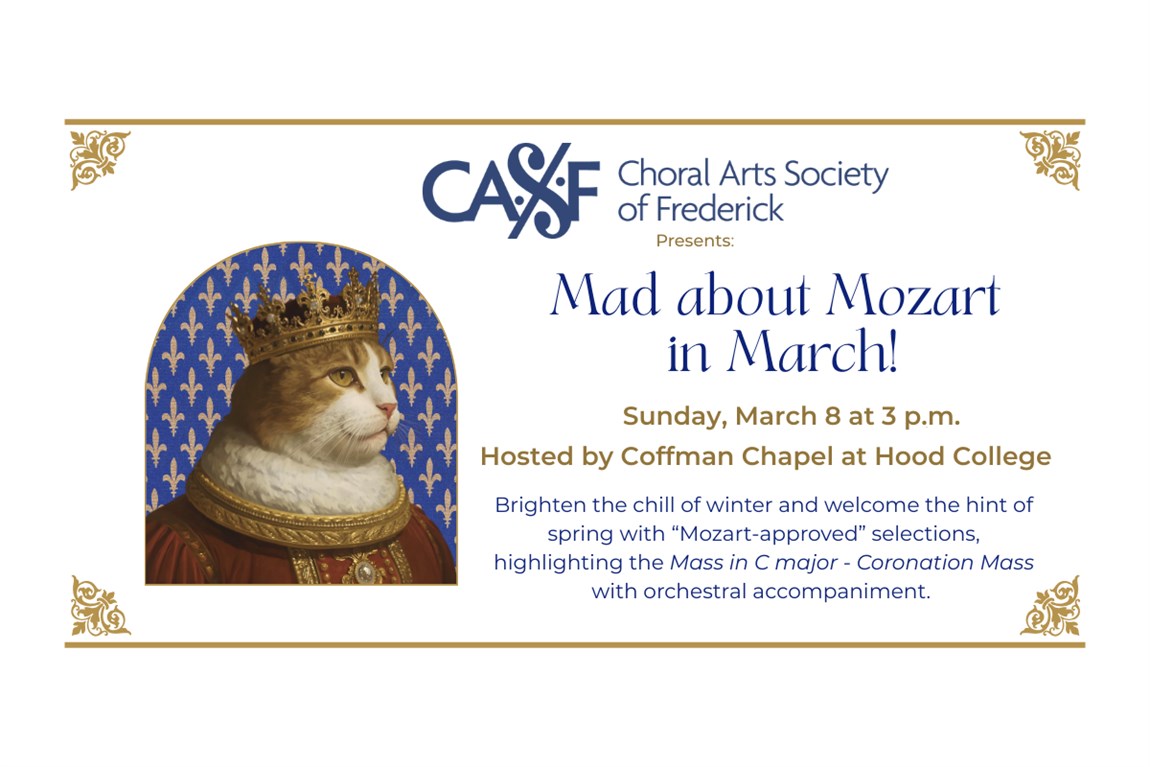 CASF Mad about Mozart in March Flyer Photo