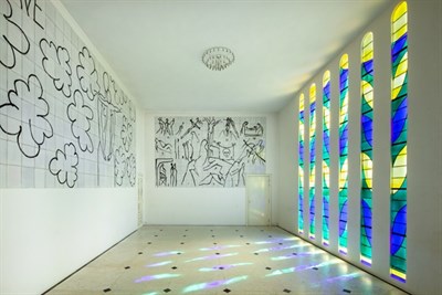 Interior view of the Chapel of the Rosary in Vence Photo