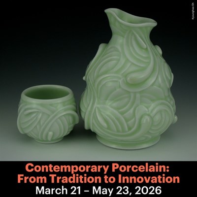 Graphic advertising for Contemporary Porcelain: from Tradition to Innovation Photo