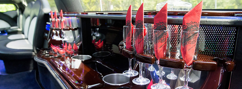 Interior of Luxury Limo Photo