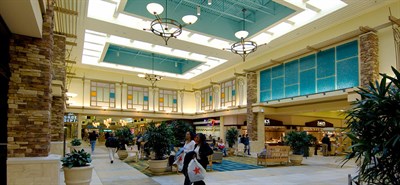 Interior courtyard in the Harford Mall Photo