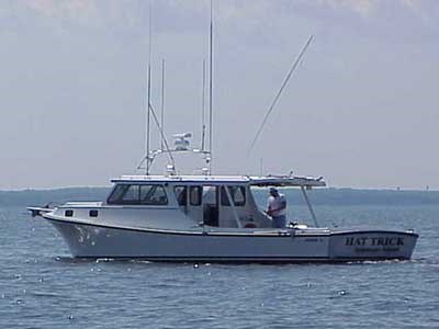 Enjoy a relaxing day aboard the &quot;Hat Trick&quot;. Photo