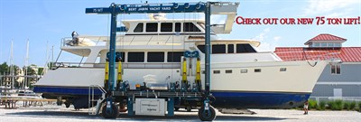 Bert Jabin's Yacht Yard Lift Photo