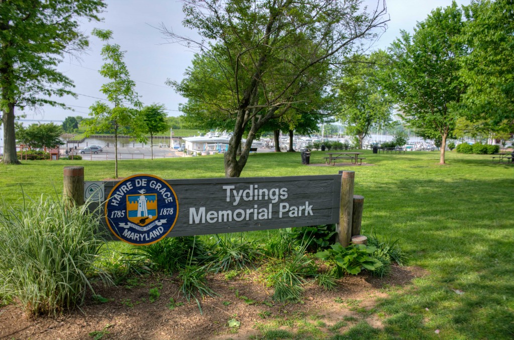 Millard Tydings Memorial Park signage Photo
