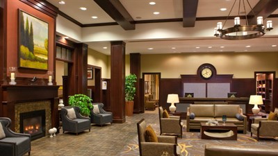 Sheraton Baltimore Washington Airport Hotel-BWI lobby area Photo