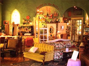 cozy cafe interior Photo