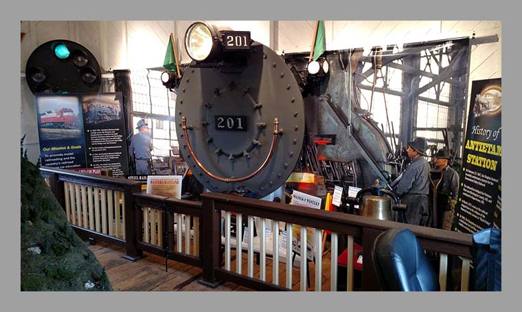 Train display at Hagerstown Model Railroad Museum at Antietam Station Photo