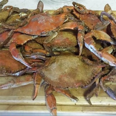 Steamed crabs at Gay's Seafood Photo