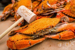 Steamed crabs with mallot Photo