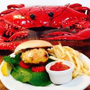 Crab cake sandwich Photo