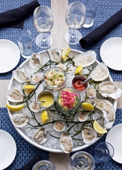 Oyster platter Photo