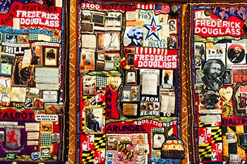 The Frederick Douglass Stitched in Time Quilt Exhibit Photo